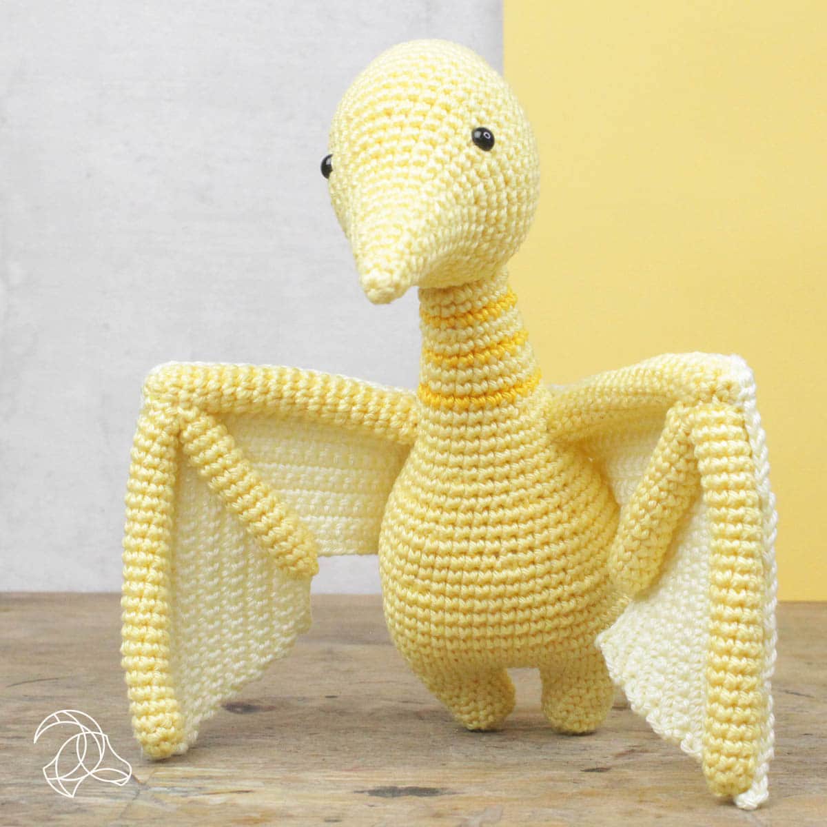 Pteranodon dinosaur Crochet Kit Handicraft
