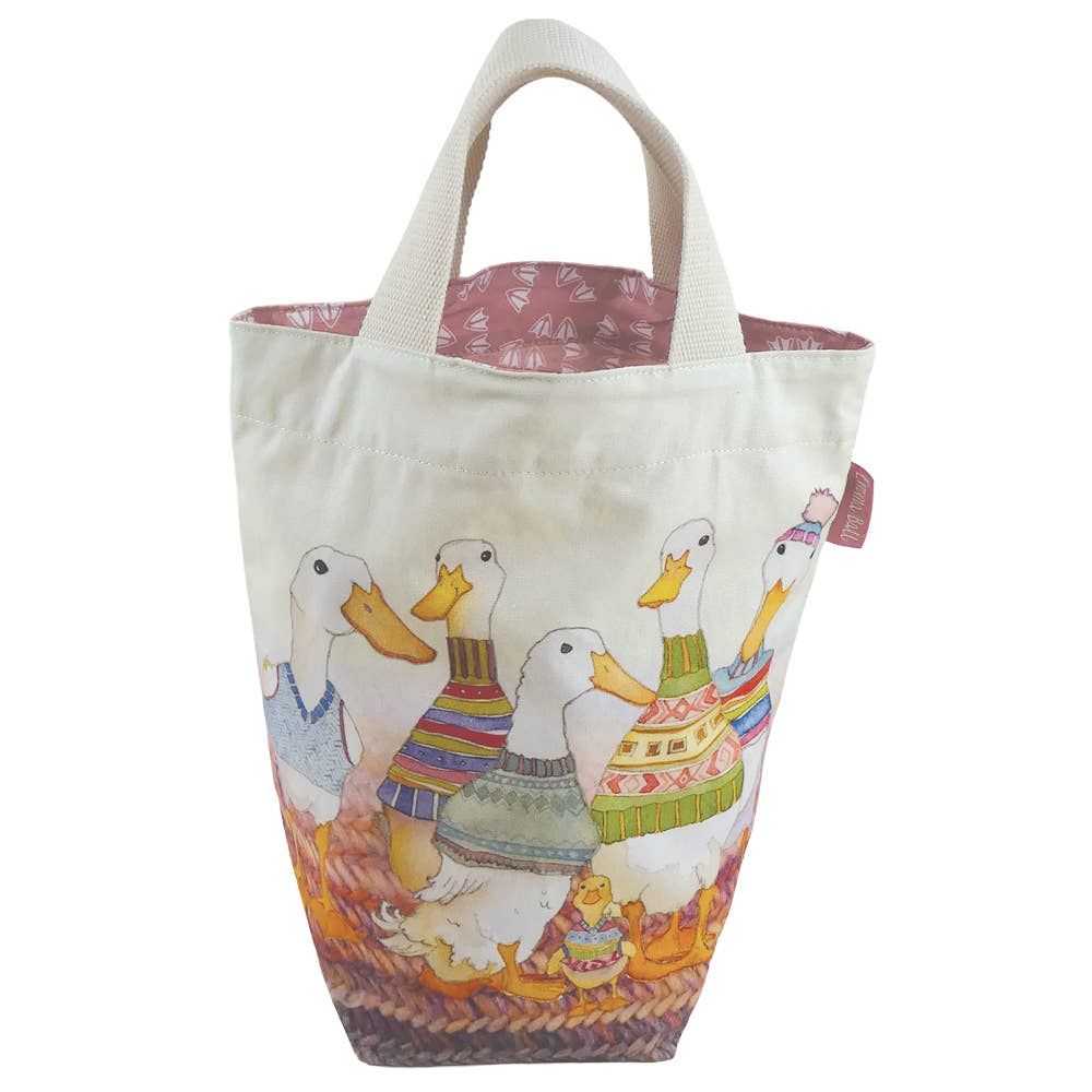 Dapper Ducks Small Bucket Bag - Emma Ball