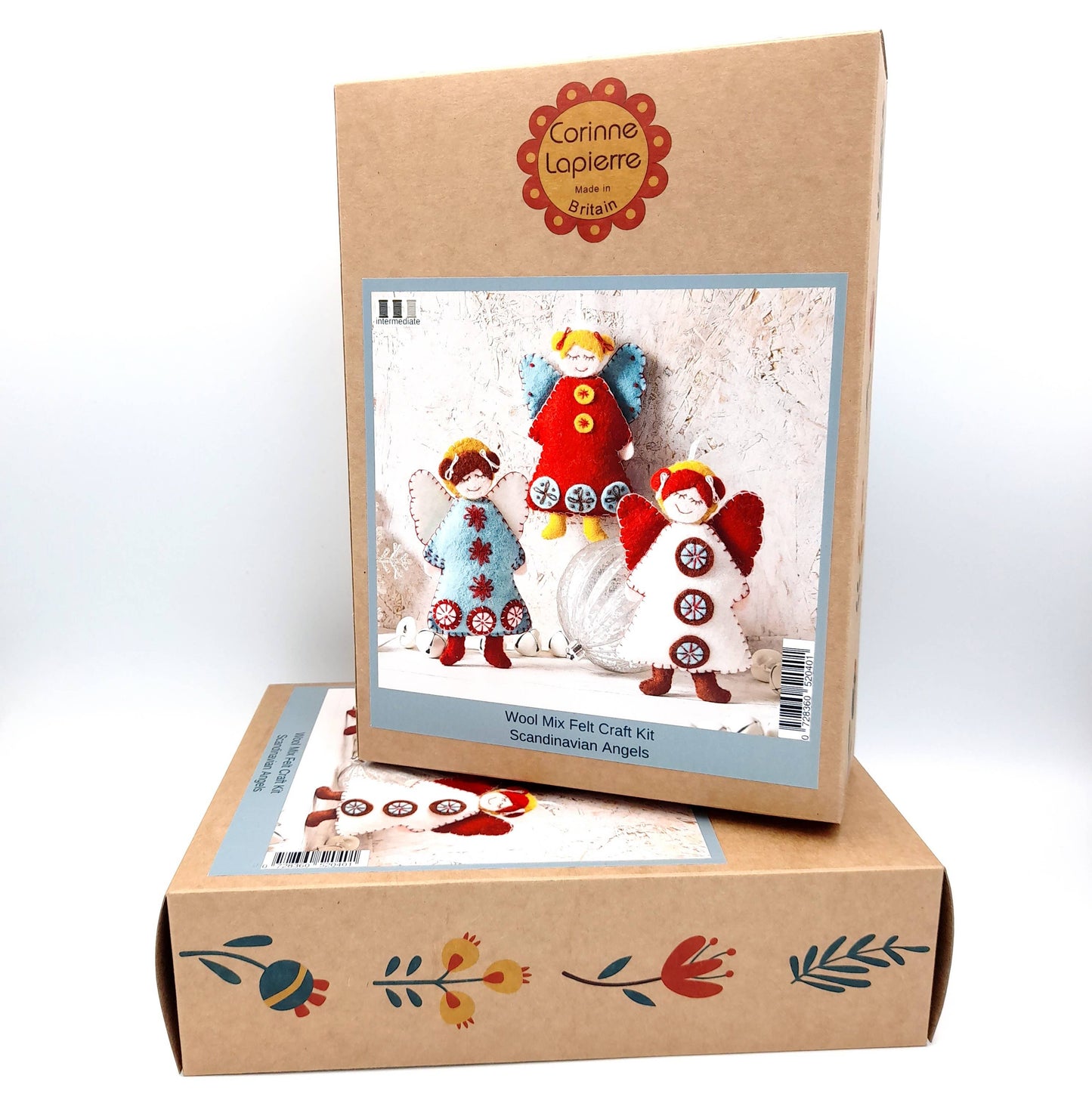 Scandinavian Angels Felt Craft Kit by Corinne Lapierre