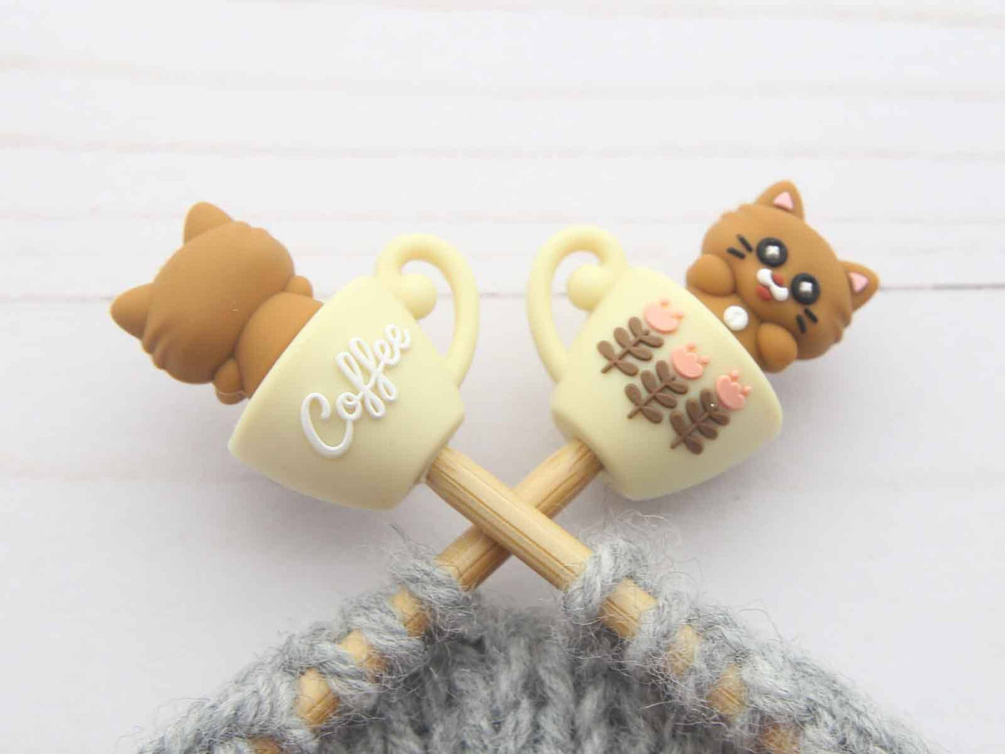 Coffee Cat | Stitch Stoppers
