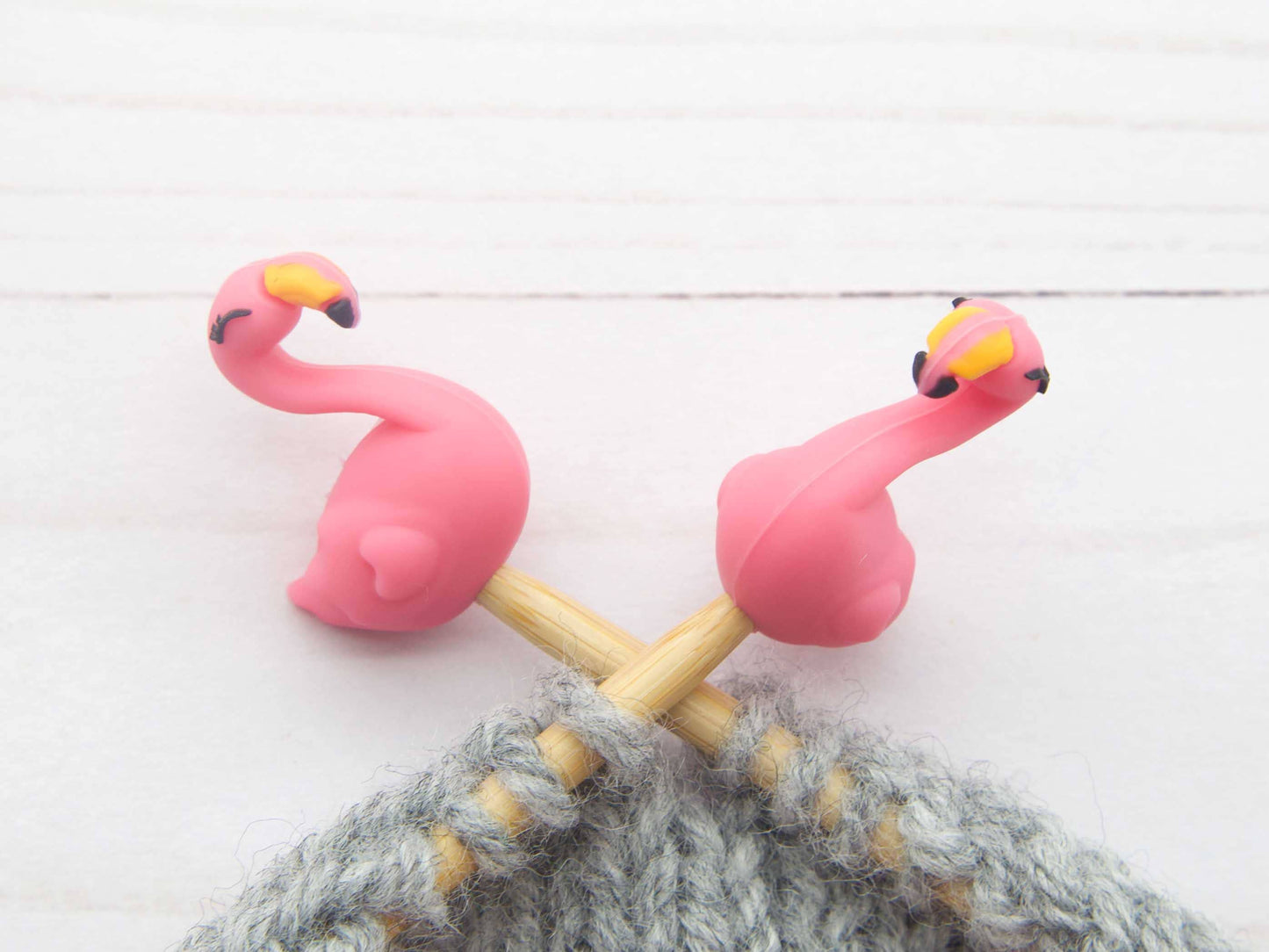 Little Flamingo's Stitch stoppers -  Fox and Pine Stitches