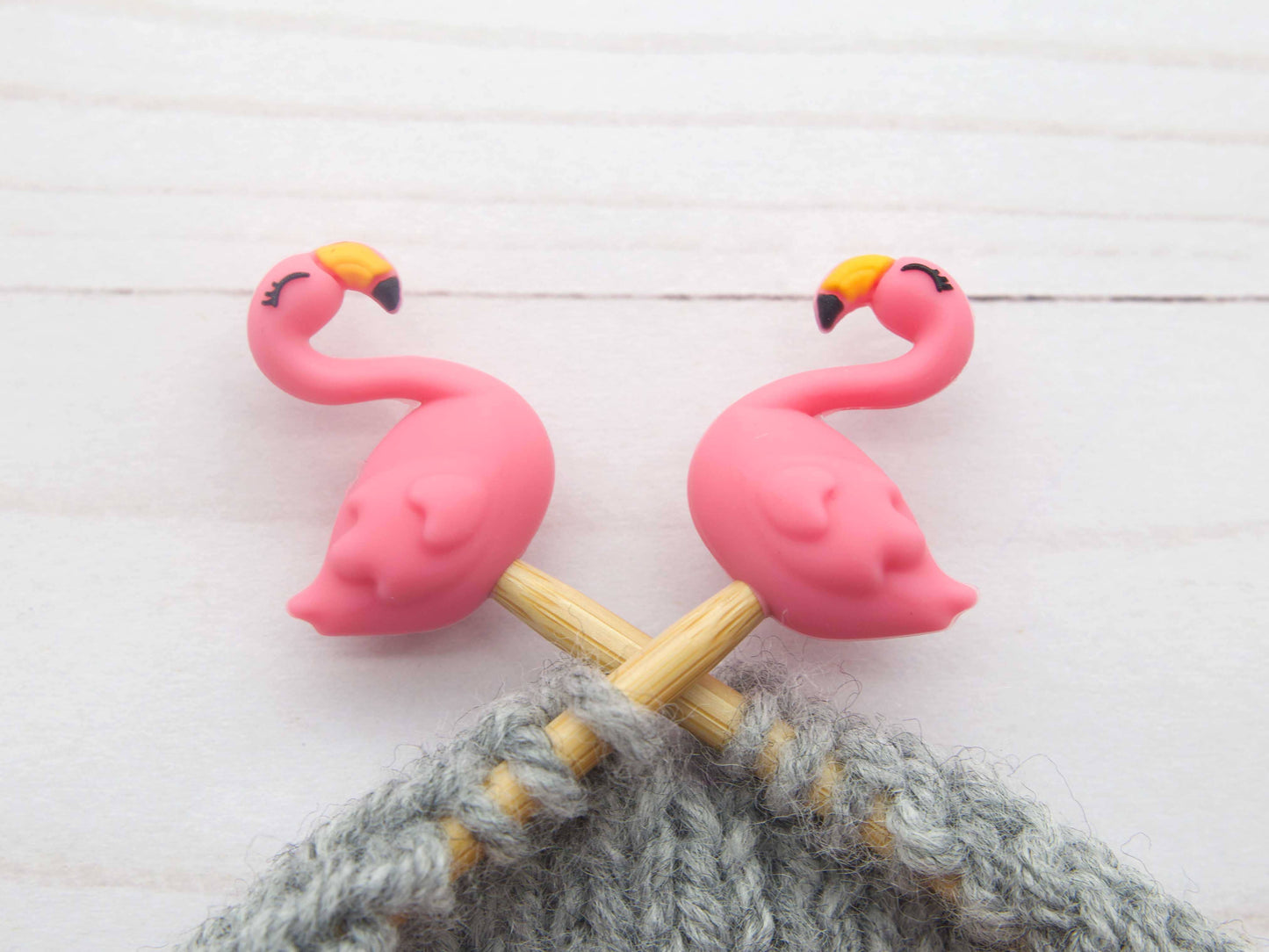 Little Flamingo's Stitch stoppers -  Fox and Pine Stitches