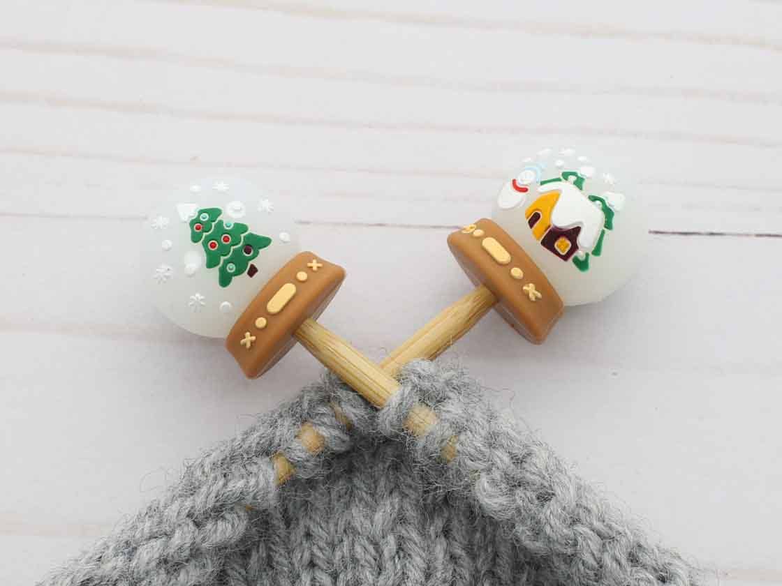 Christmas Snow Globe | Stitch Stoppers - Fox and Pine