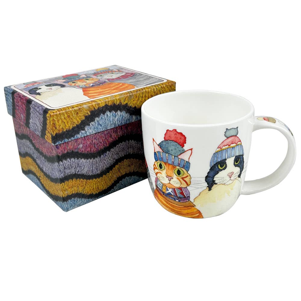 Cats in Hats, Boxed Mug by Emma Ball