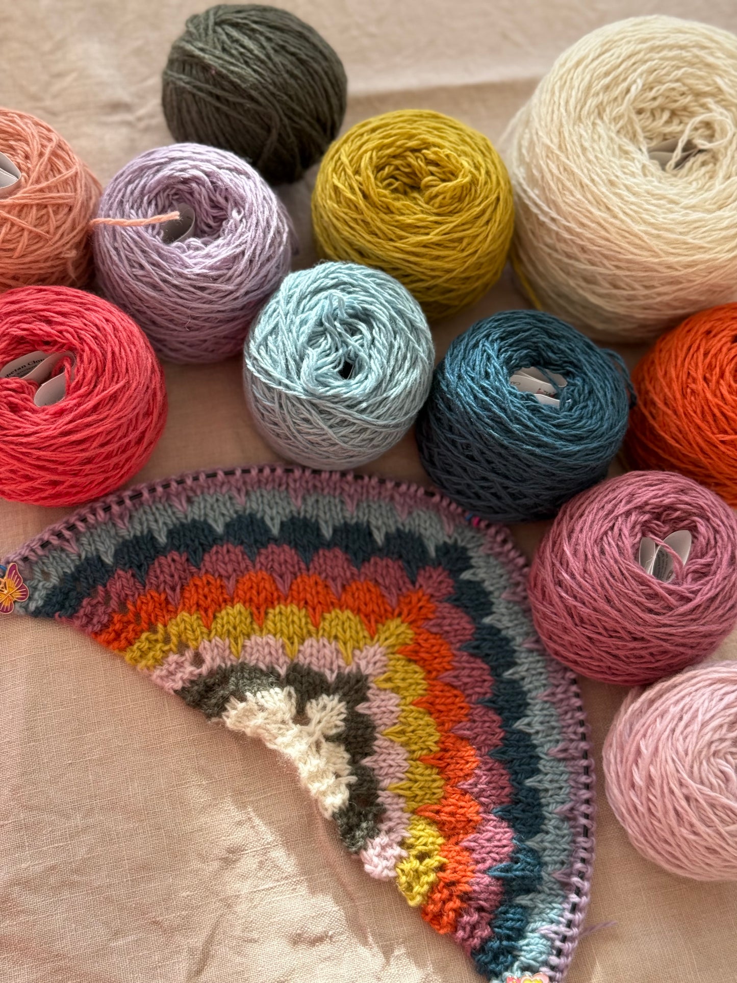 Bao Bao Shawl kit colourful limited edition by MYak