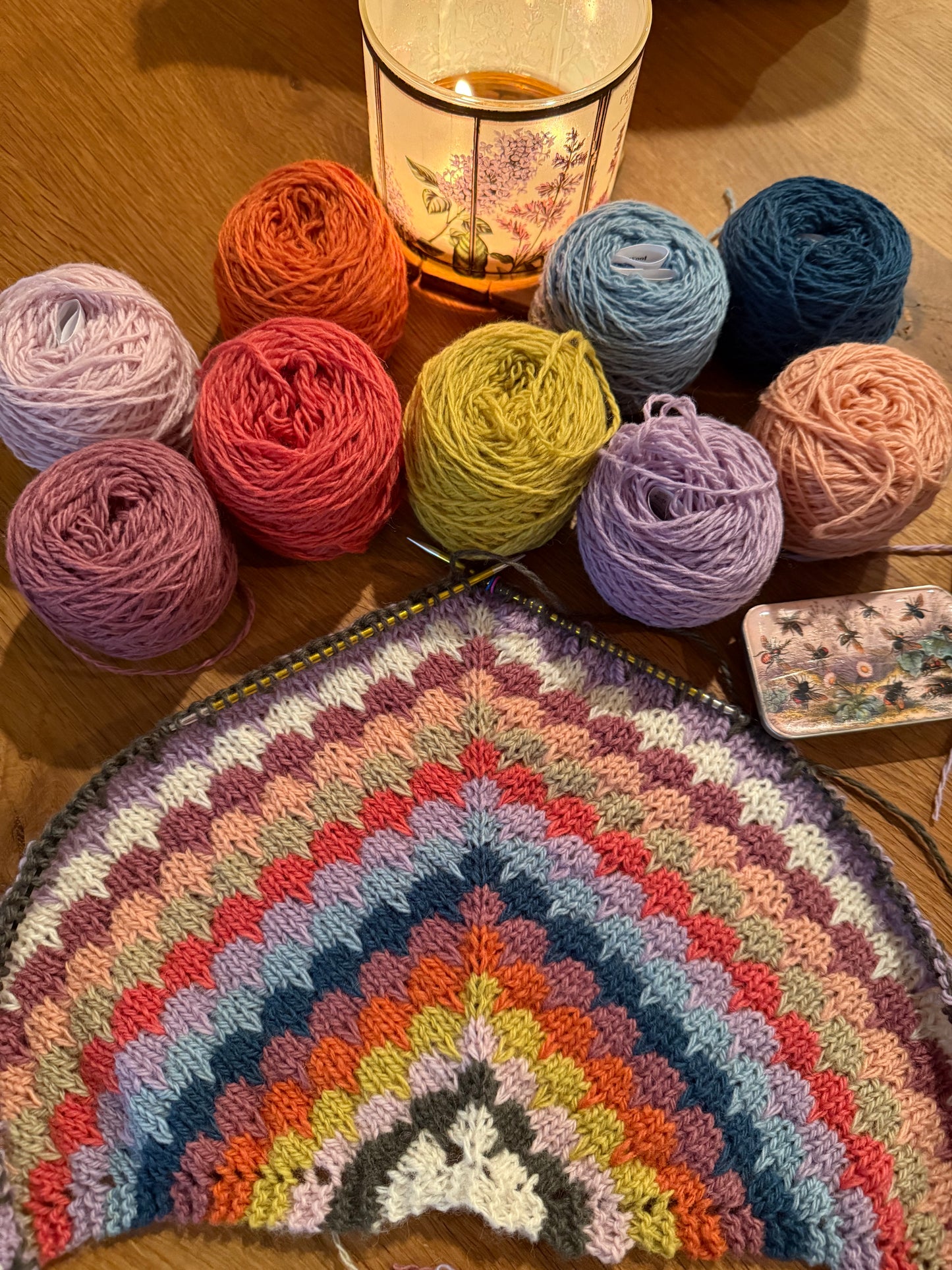 Bao Bao Shawl kit colourful limited edition by MYak