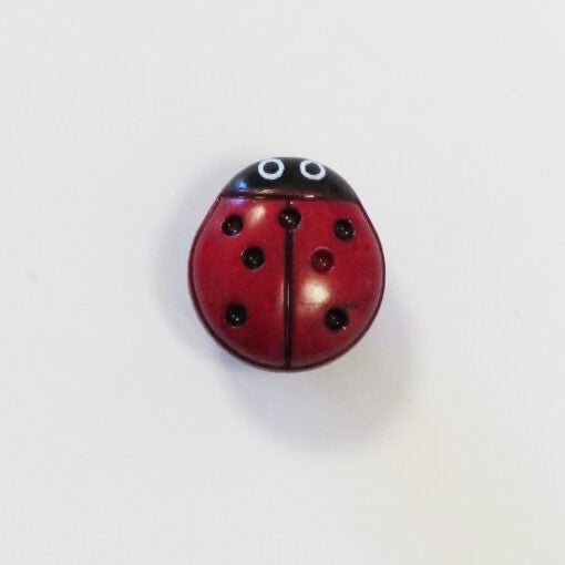 Ladybug button (15mm)