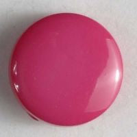 Pink simple shiny button (13mm)