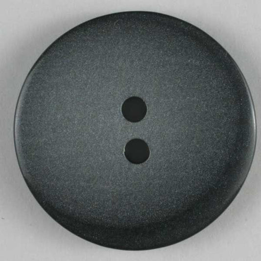 Plain grey polyester button (23mm)