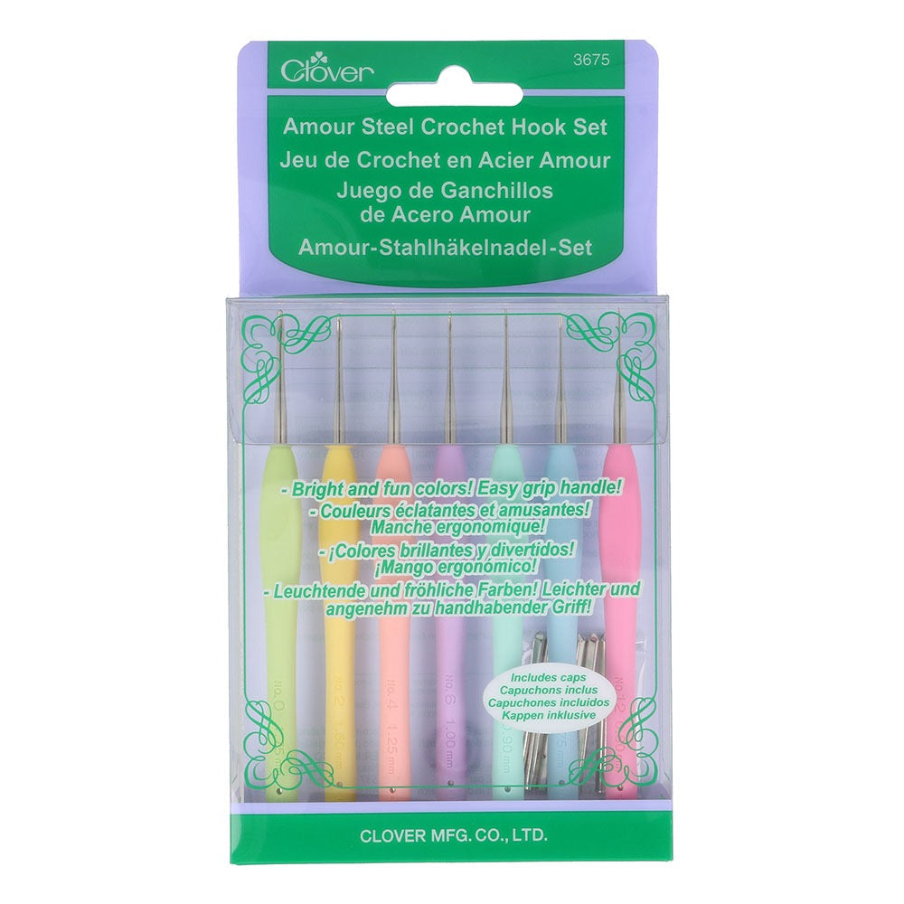 Clover Amour Crochet hook set 0.6 - 1.75 mm