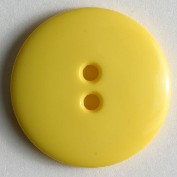 Plain yellow shiny button (23mm)