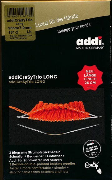 Addi CraSyTrio Double-pointed Knitting needles (26cm) Long