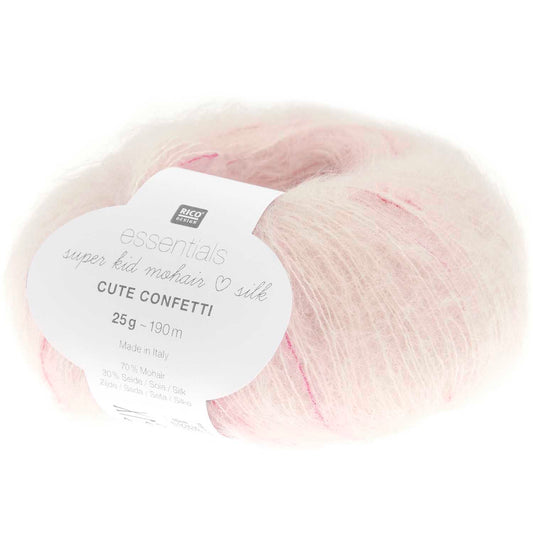 Rico Design Super Kid Mohair Loves Silk Cute Confetti