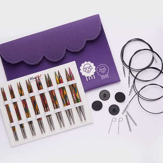 KnitPro Symfonie Interchangeable Deluxe Needle Set