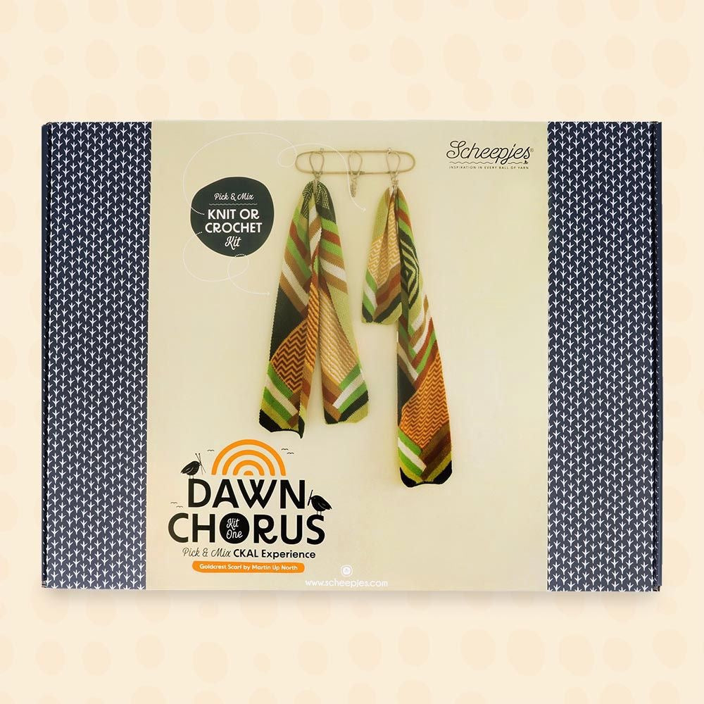 Scheepjes CKAL Goldcrest Scarf Kit (Dawn Chorus series)