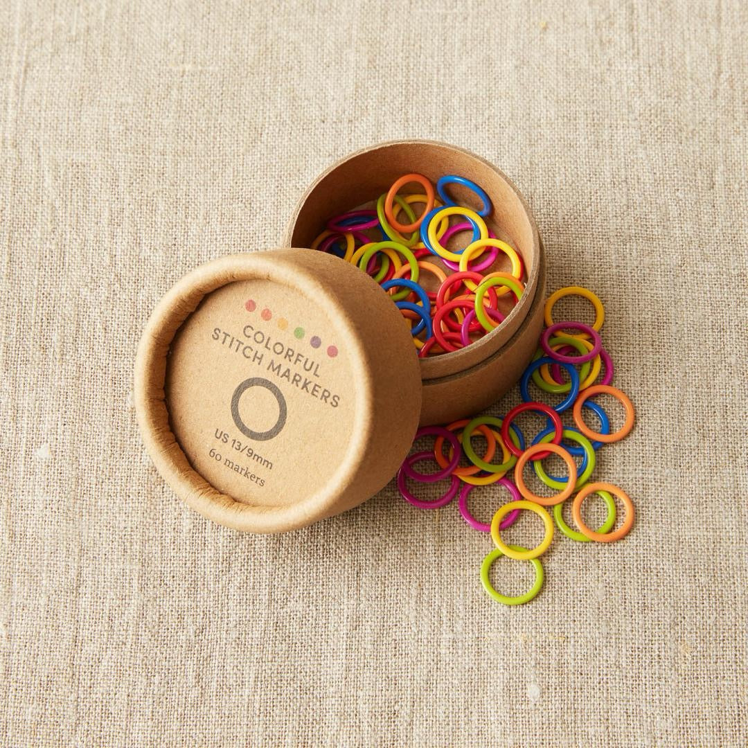 Cocoknits Coloured  Ring Stitch Markers