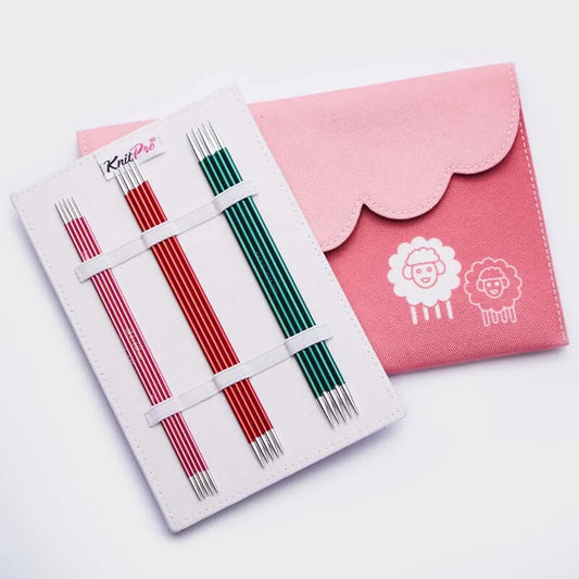 KnitPro Zing Starter Double-pointed needle set 20cm