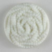 Fashion button with pearl pattern (15mm)