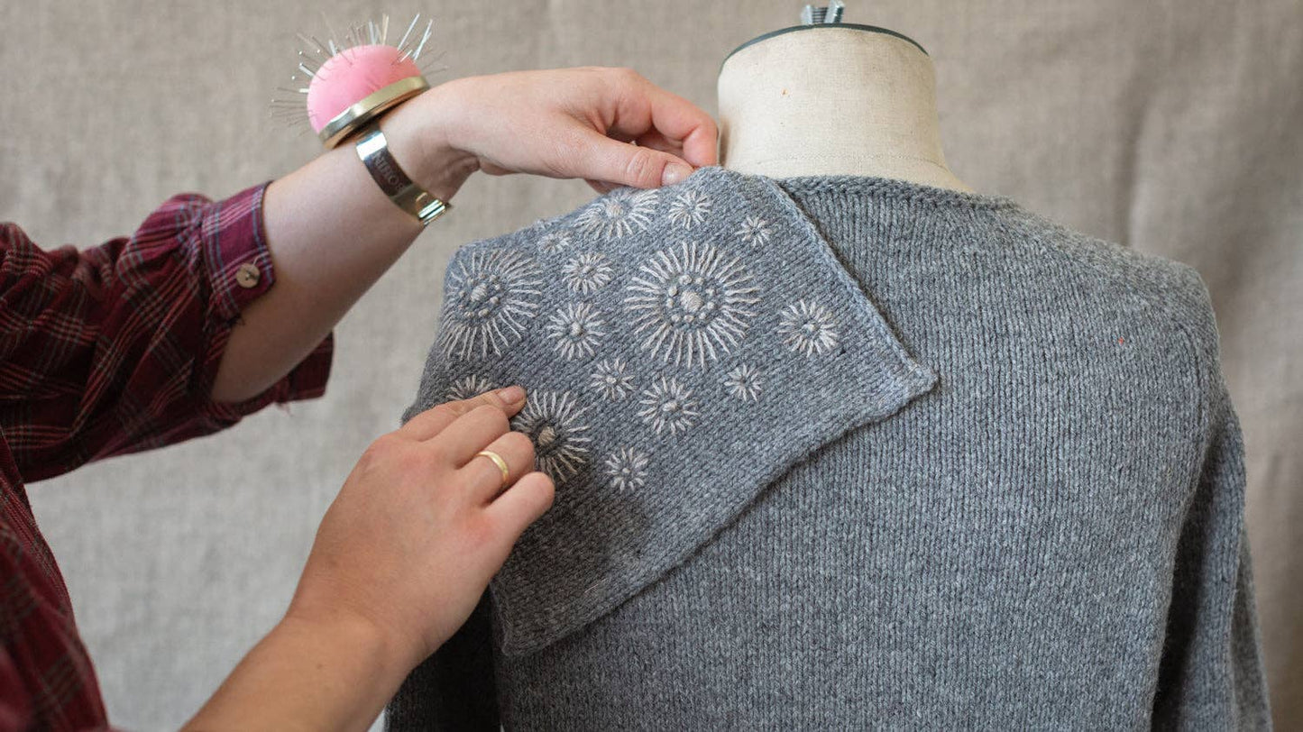 Embroidery on Knits by Laine Publishing