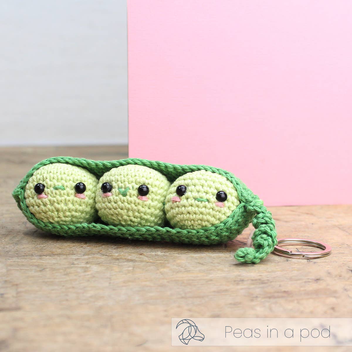 Peas in a pod - crochet kit