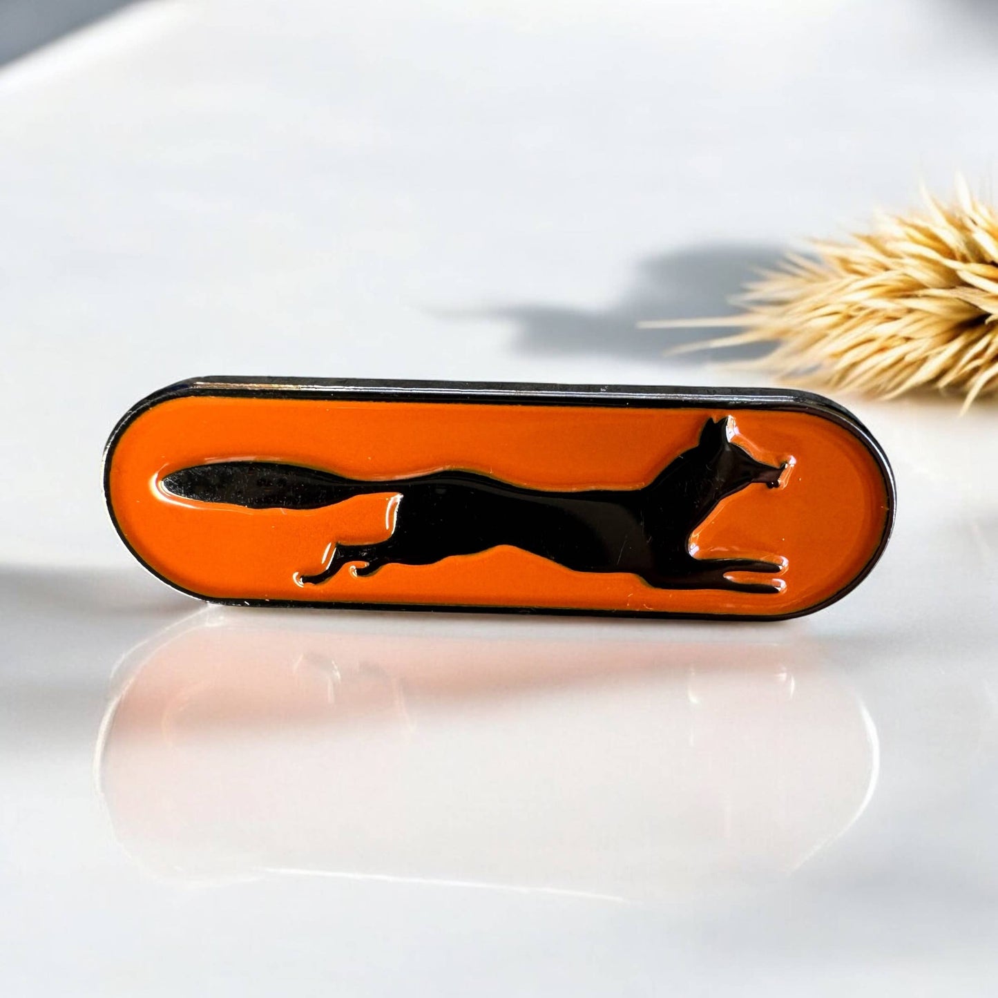 Enamel Fox Brooch/Pin