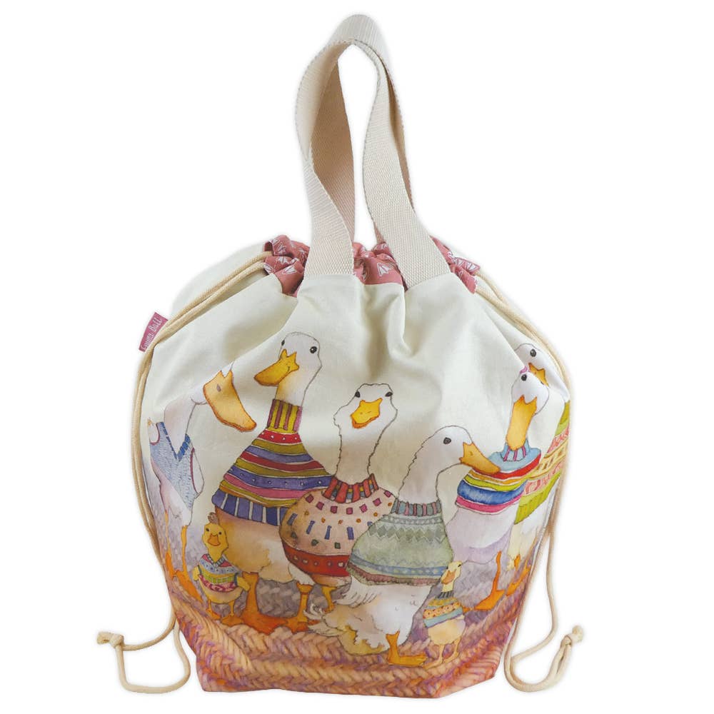 Dapper Ducks Large Bucket Bag -  Emma Ball
