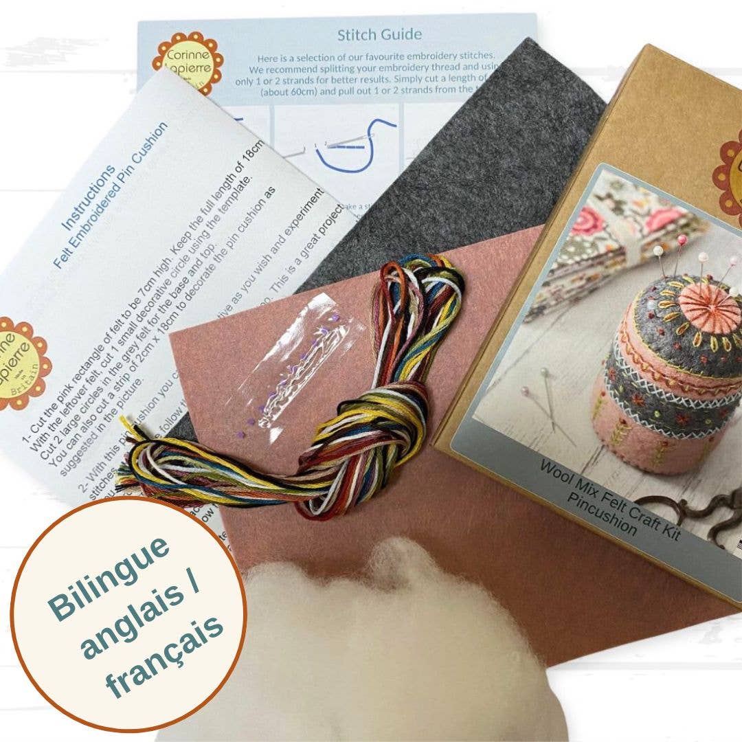 Pincushion Felt Craft Mini Kit by Corinne Lapierre