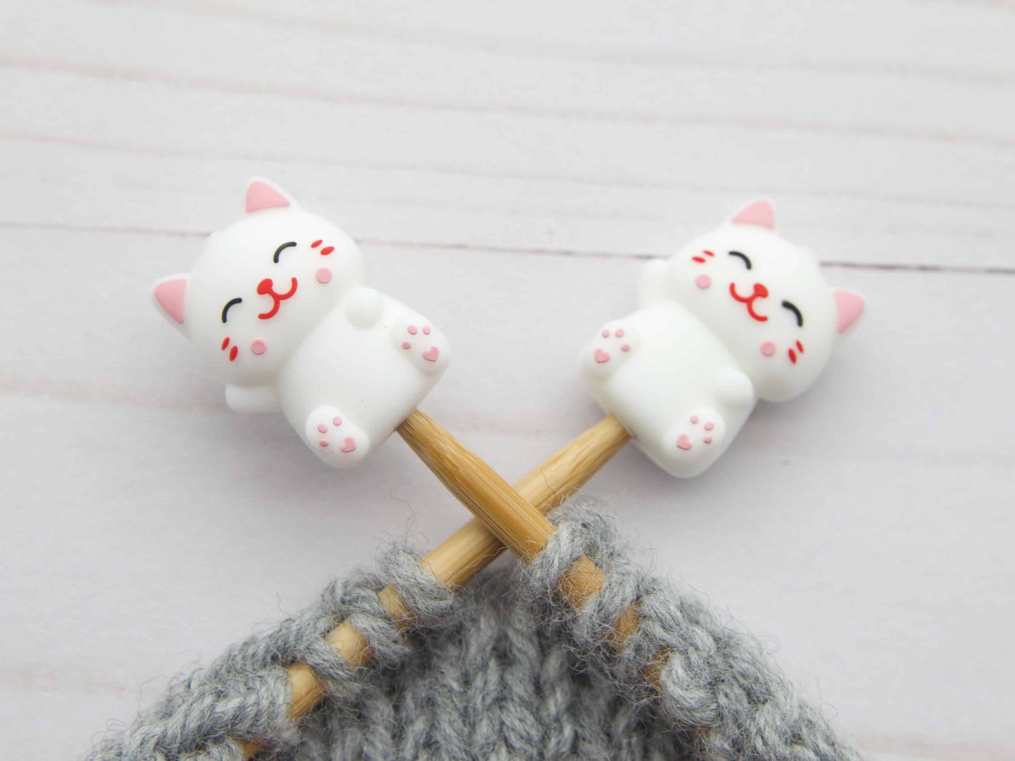 Happy Cat Stitch Stoppers - Fox and Pine