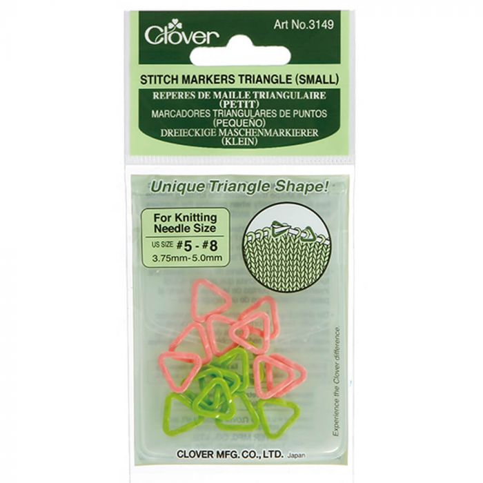 Clover Stitch Markers, Triangle (Small)