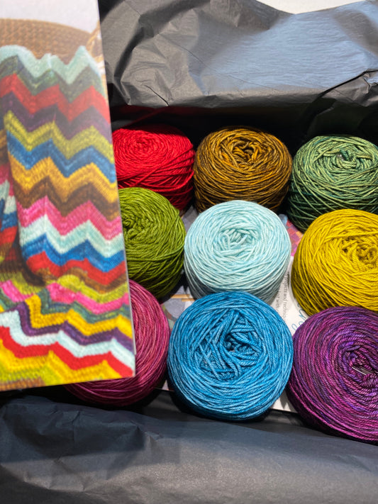 Malabrigo Colourwork Knitting Blanket Kit