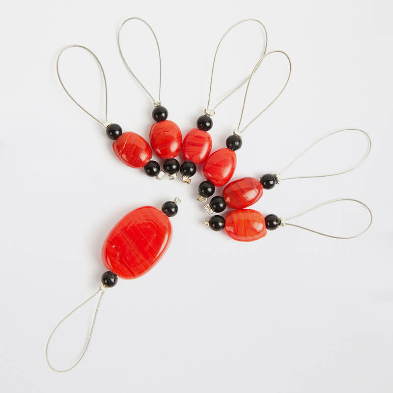 KnitPro Stitch Markers with beads